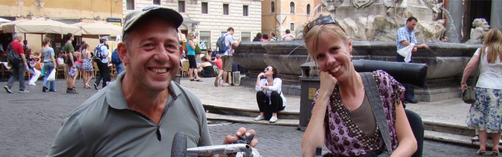 Jon en Eelke in Rome